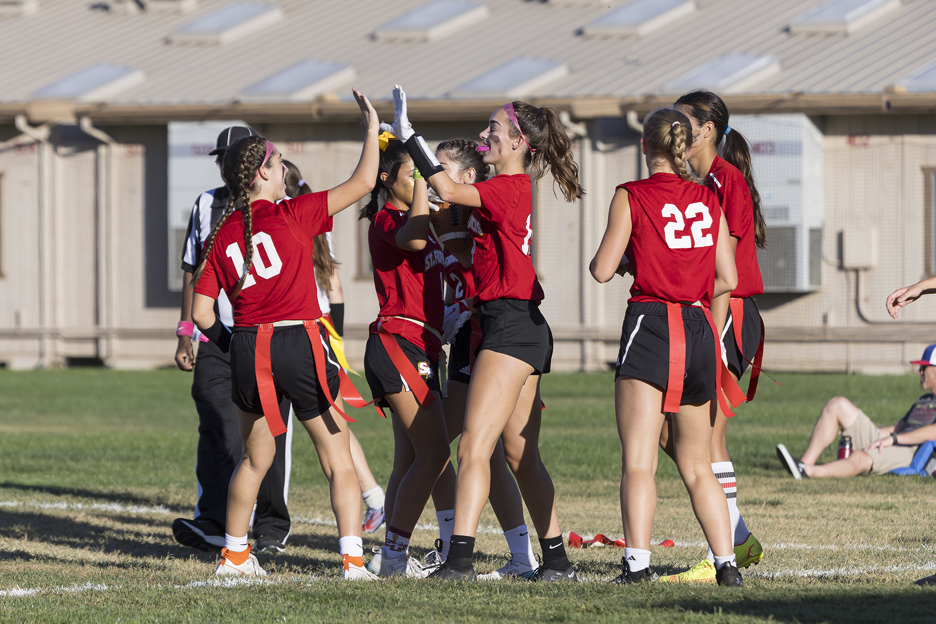 Troubies roll past Bulldogs in home flag football