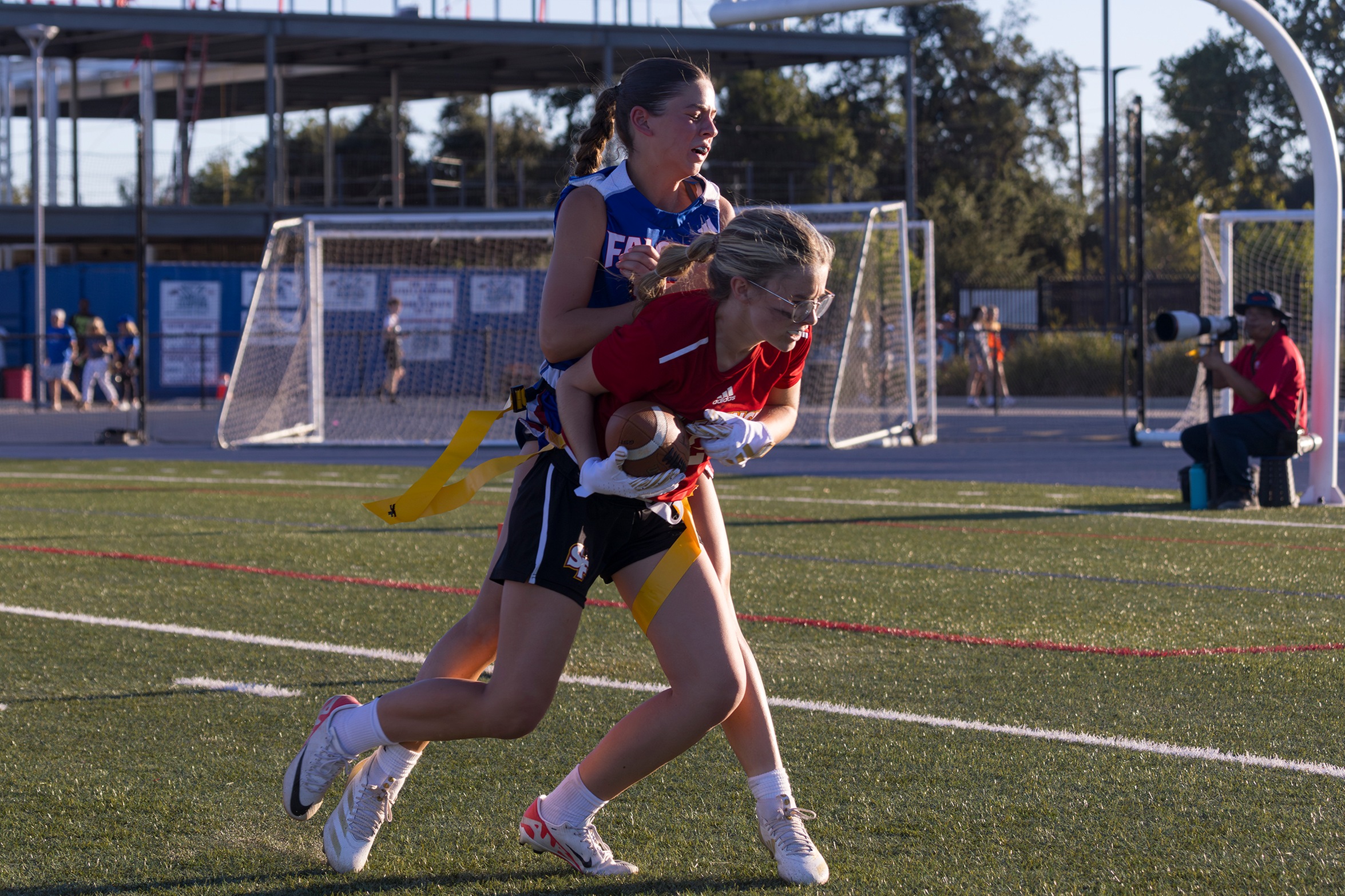 JV rallies late against Falcons in Holy Bowl opener