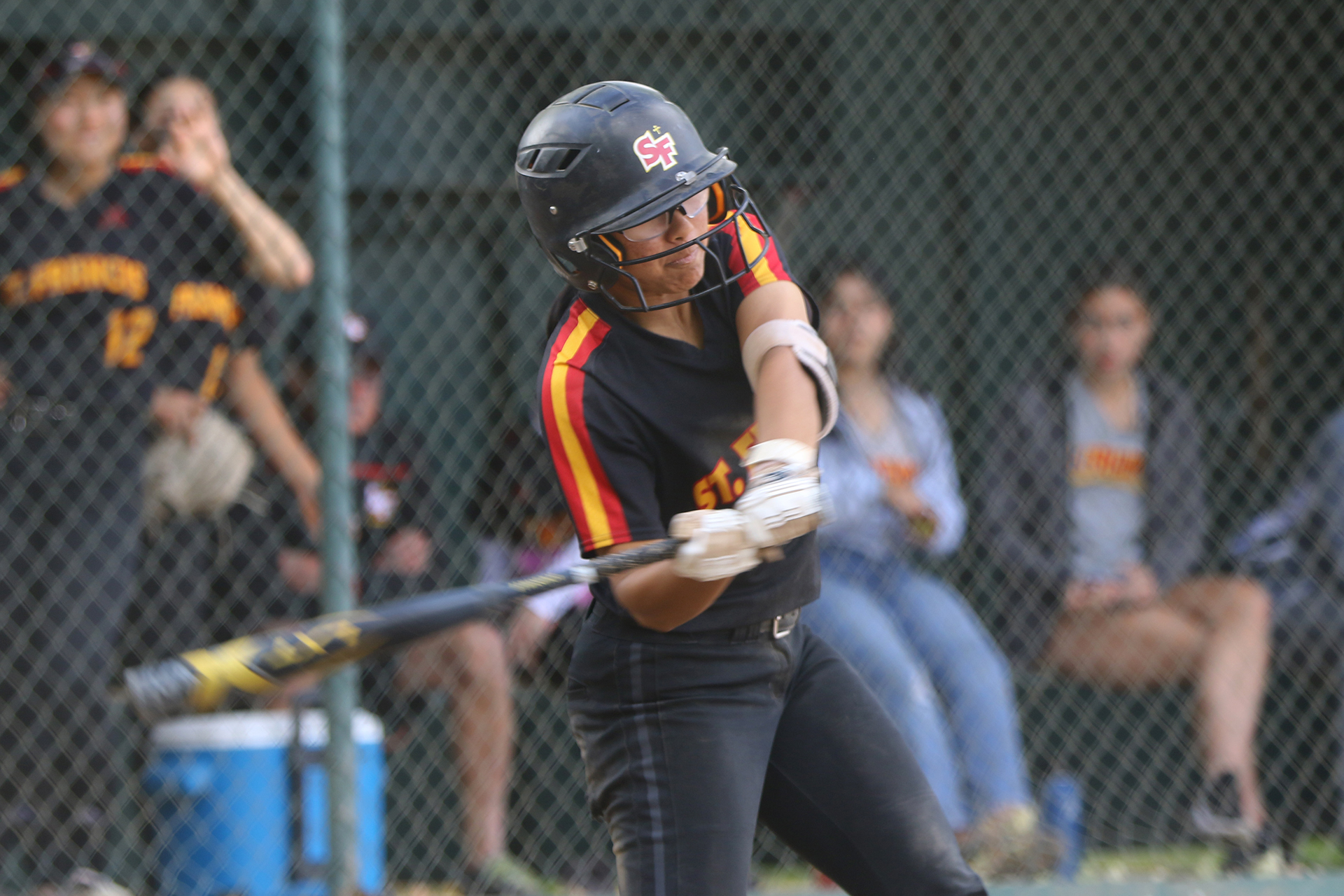 St. Francis, Sheldon split softball showdown
