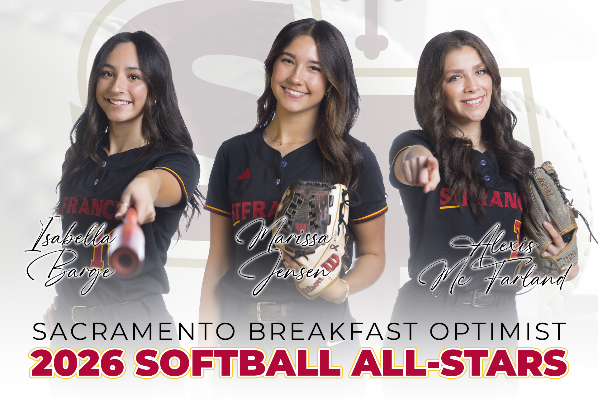 Troubie trio to rep St. Francis in Optimist All-Stars