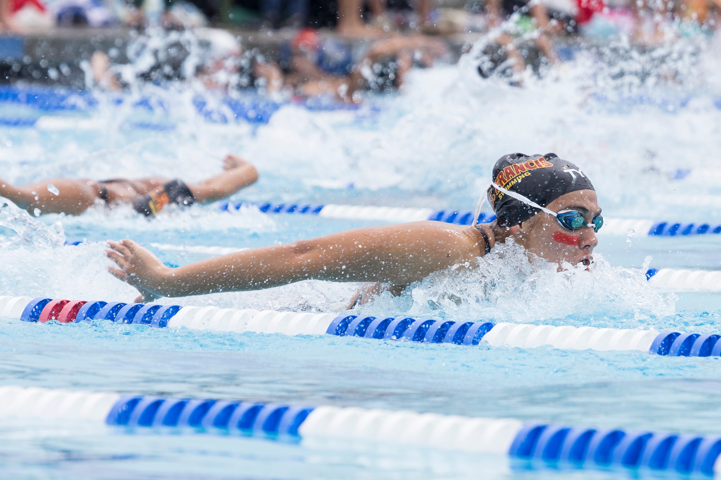 Chavez breaks own fly record on first day at SJS championships