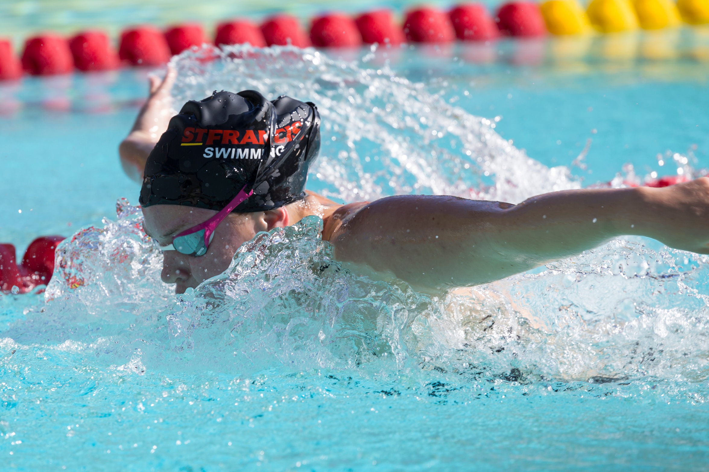 Troubies fall to Davis in SFL swimming dual