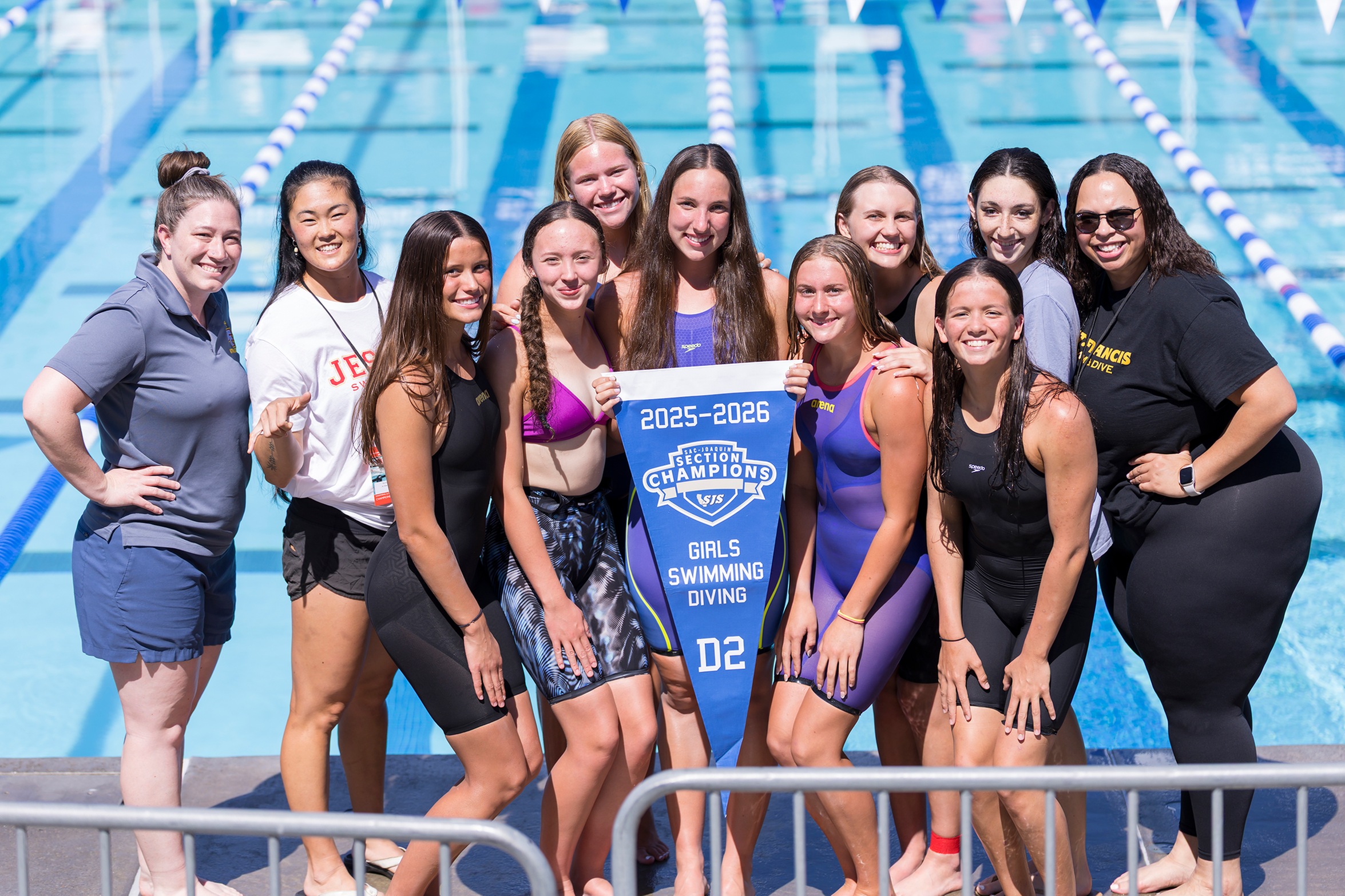 Troubie swim wins fourth straight section title