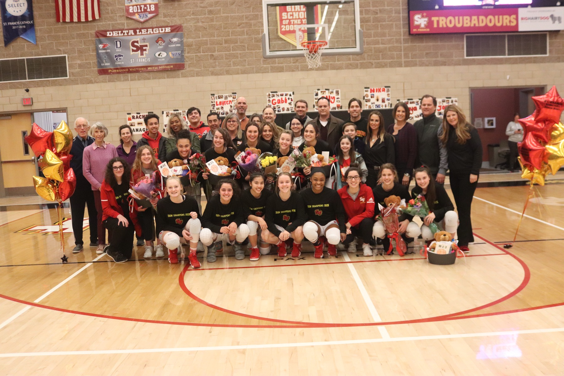 Basketball Wins Senior Night Battle with Sheldon