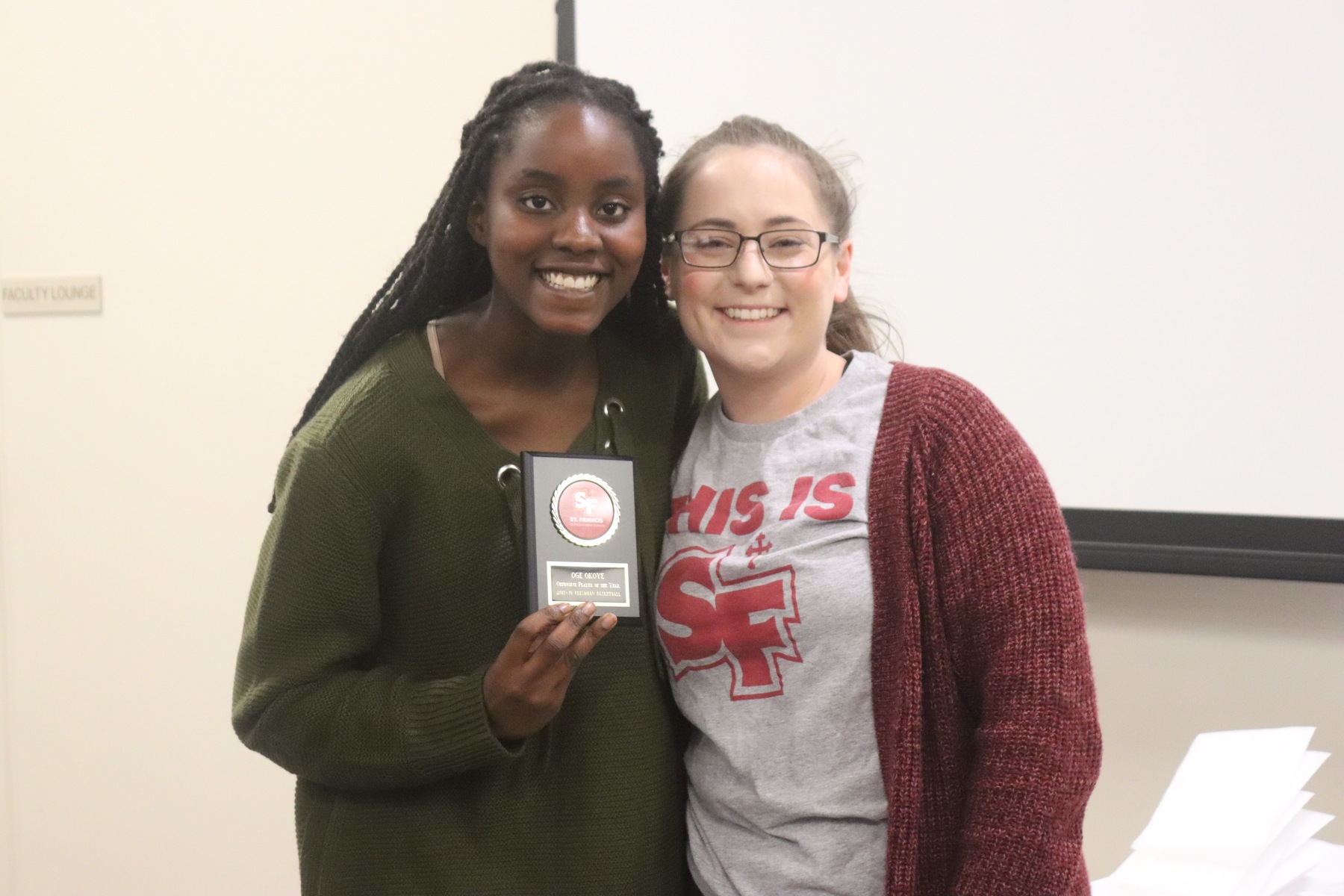 Oge Okoye Named Freshman Basketball Most Valuable Player