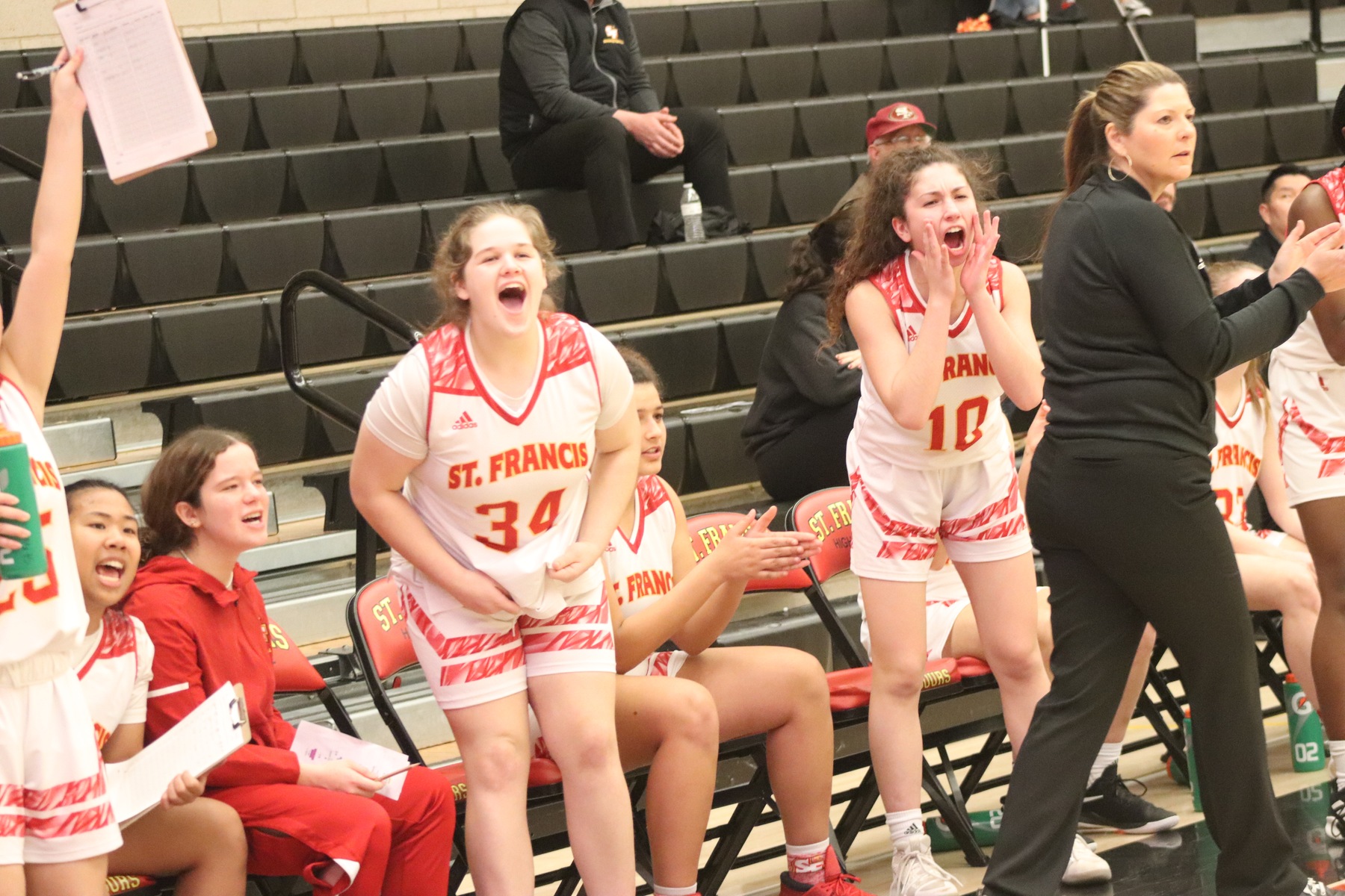 Basketball Falls to Franklin 58-45 for First Home Loss