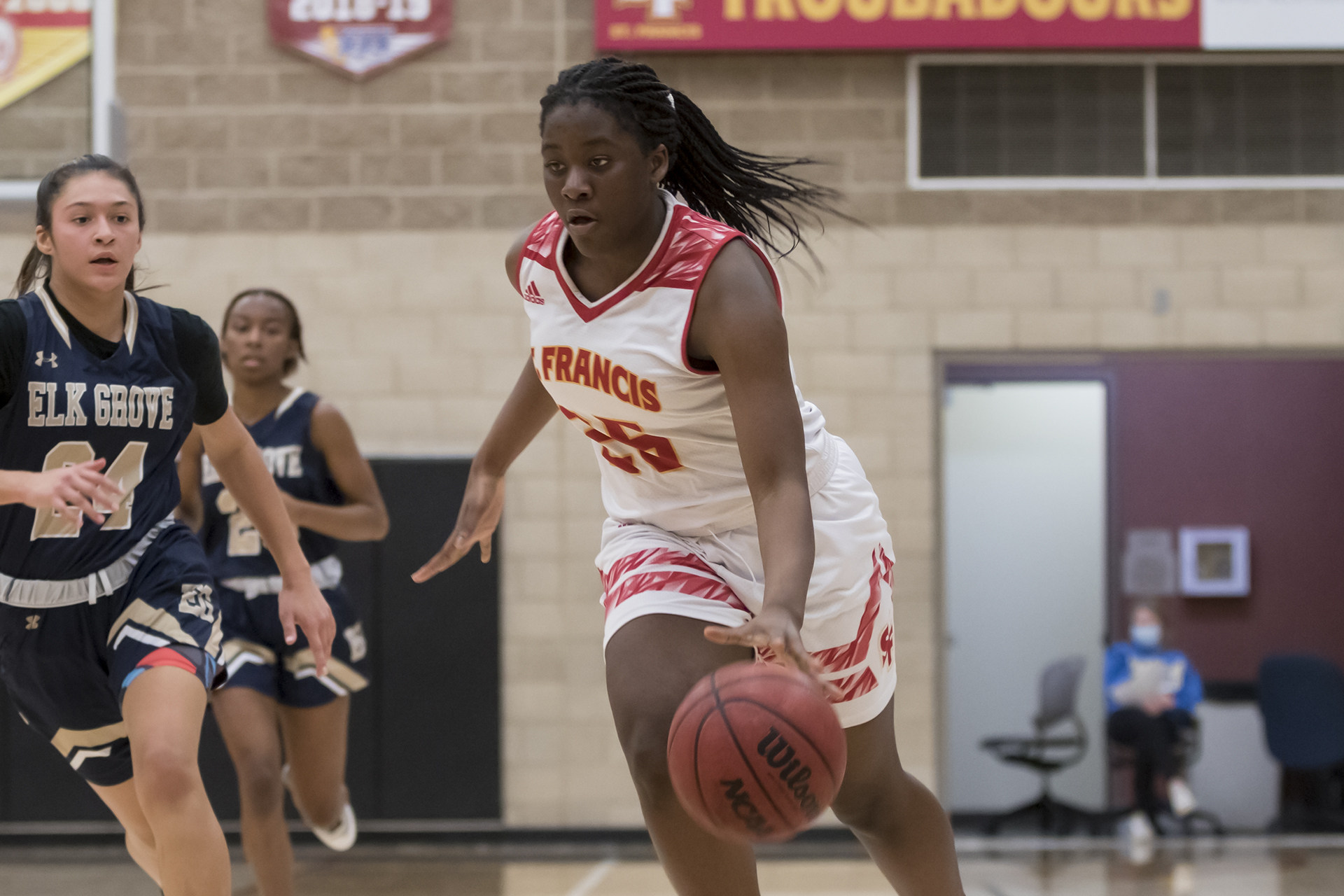 Troubies dominate Herd in hoop doubleheader sweep