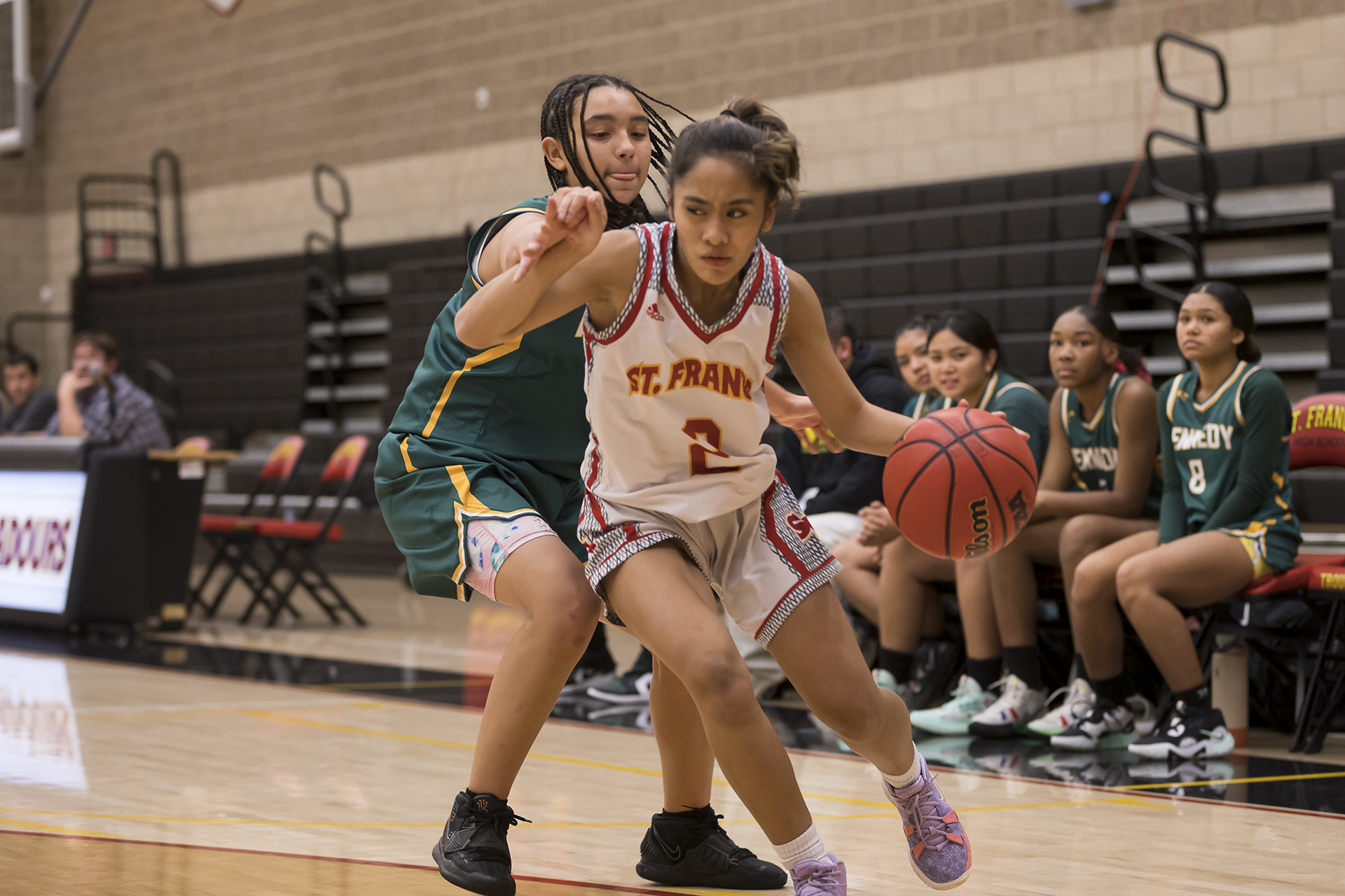 Balanced offense propels JV Red to win over Cougars