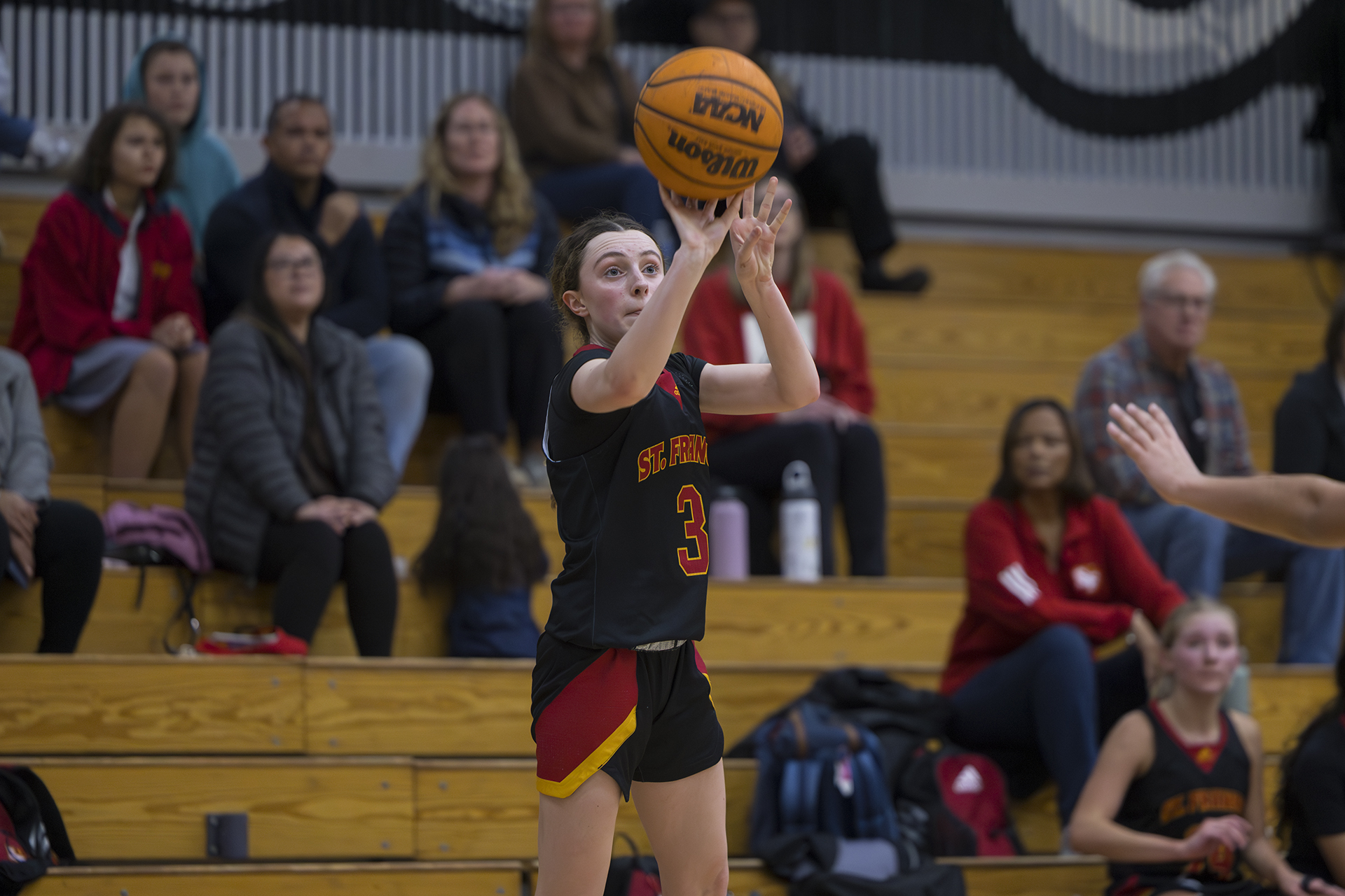 St. Francis JV hoop split results at split sites