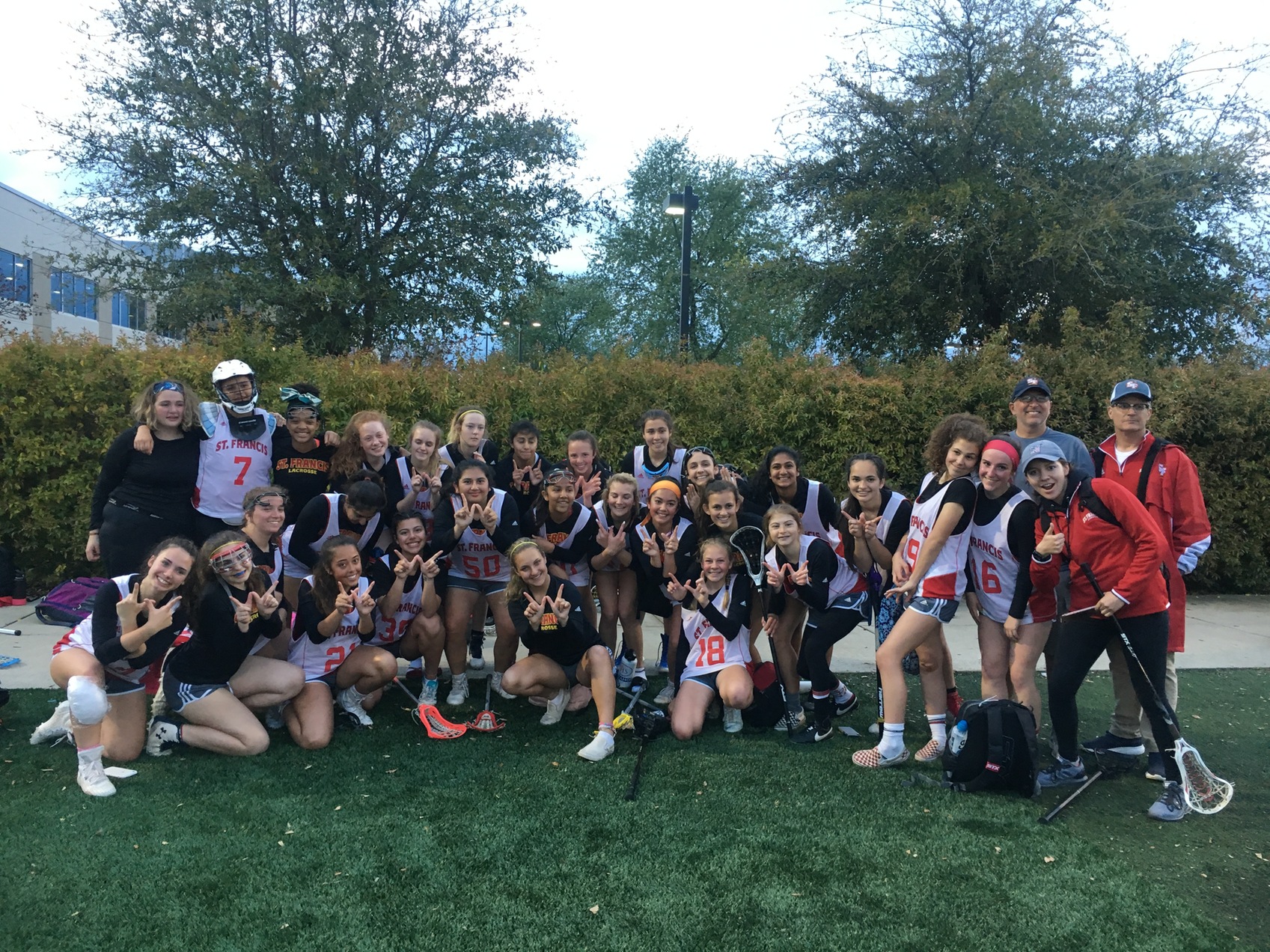 JV Lacrosse Gets First Win in Holy Stix over Falcons