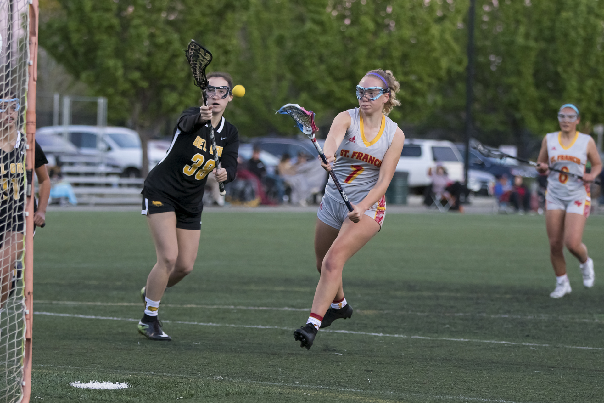 Barger, Hamm each score seven goals in lacrosse sweep
