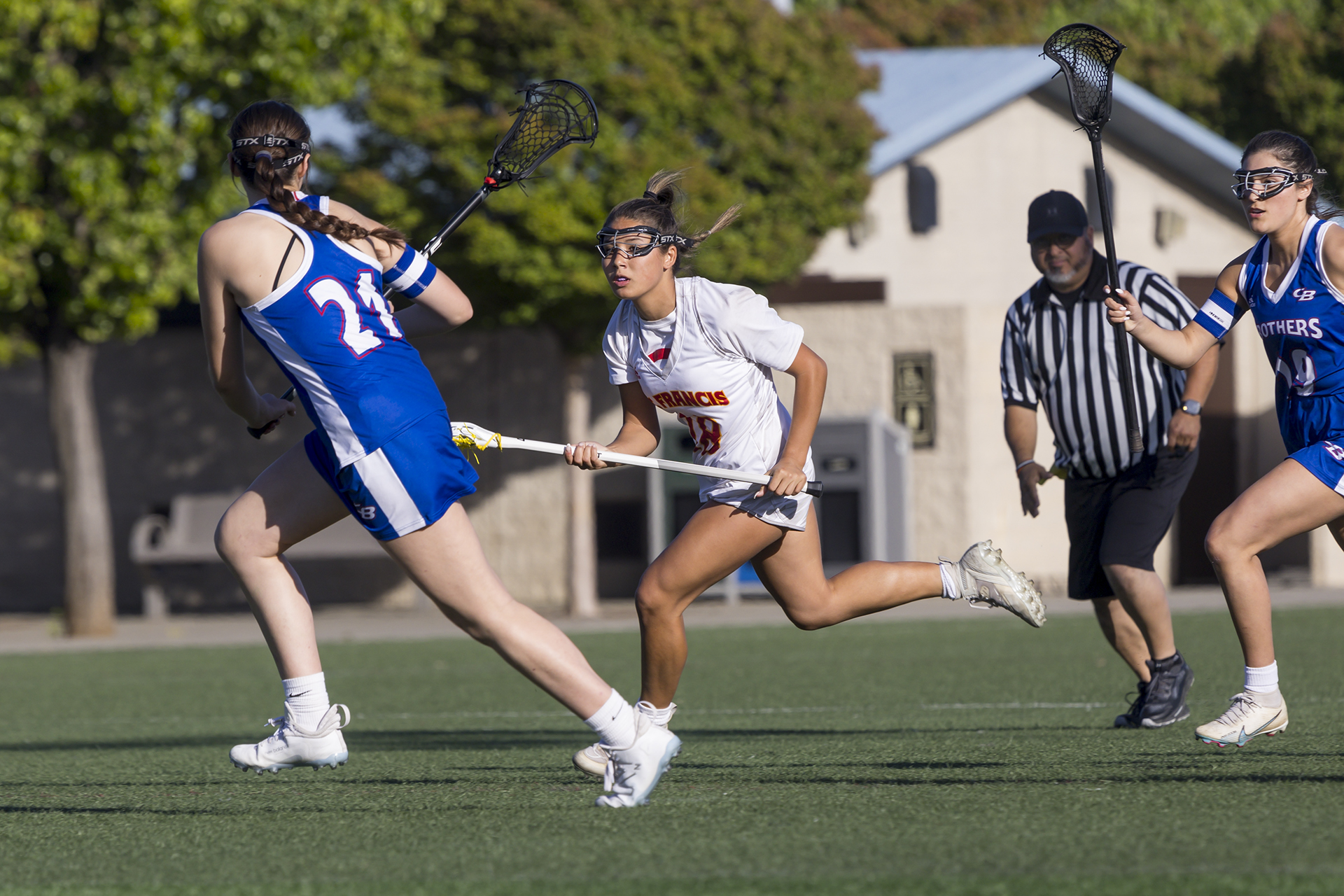 Troubies breeze past Falcons in "Holy Playoff" matchup