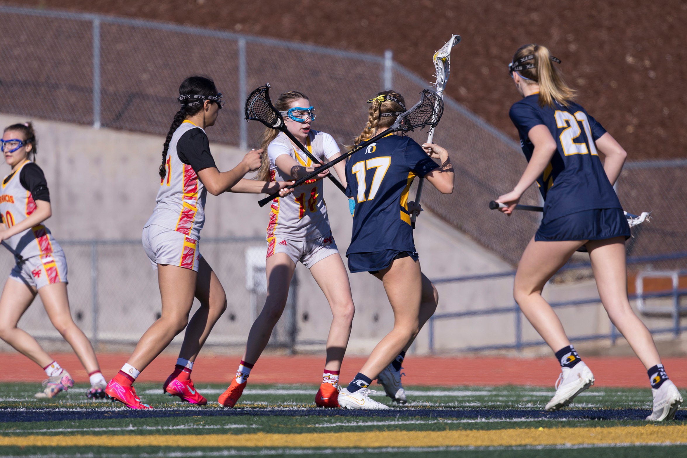 Trojans sweep Troubies in second LAX meeting of 2025