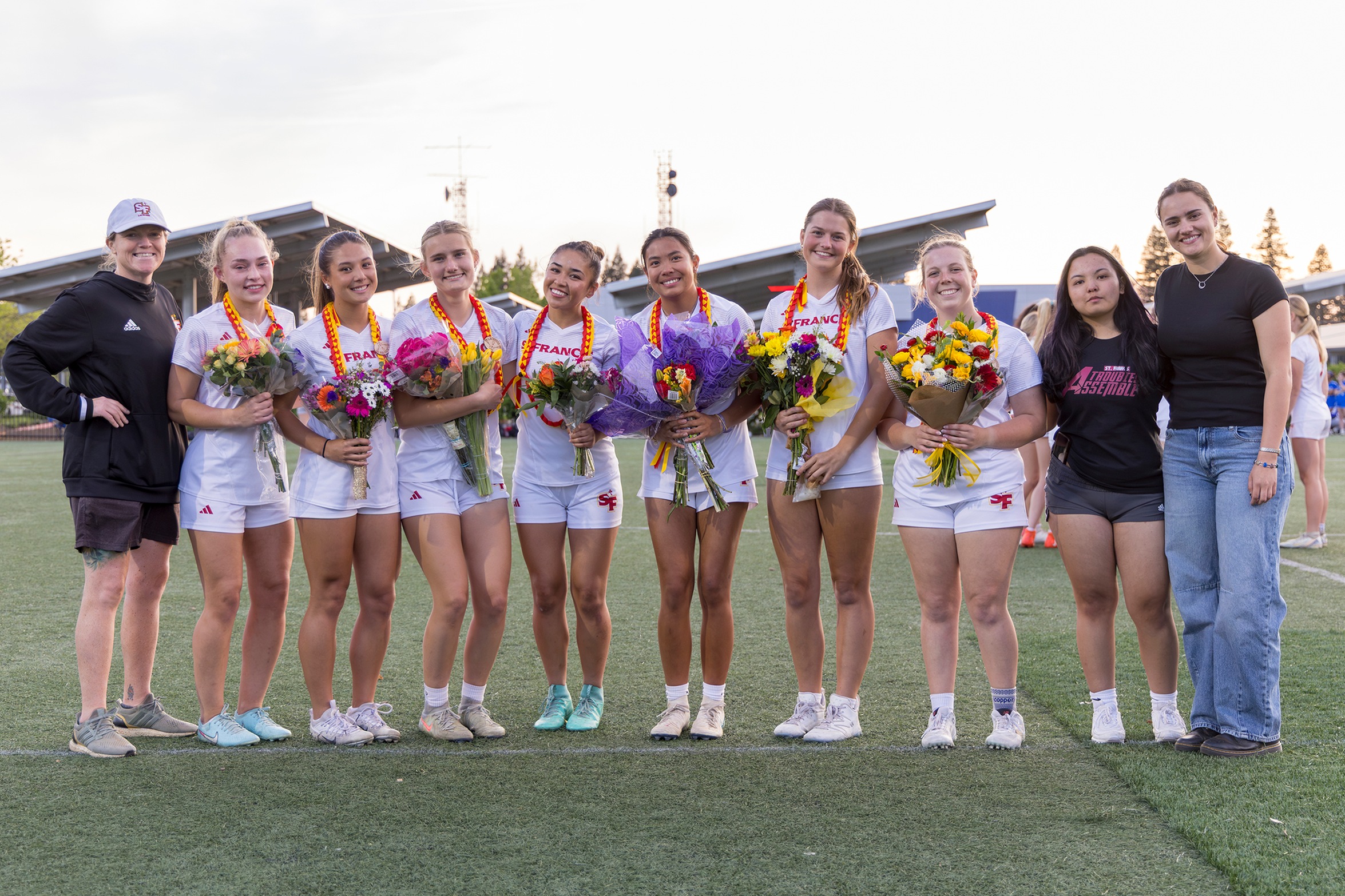 Troubies honor seniors, roll past Rocklin