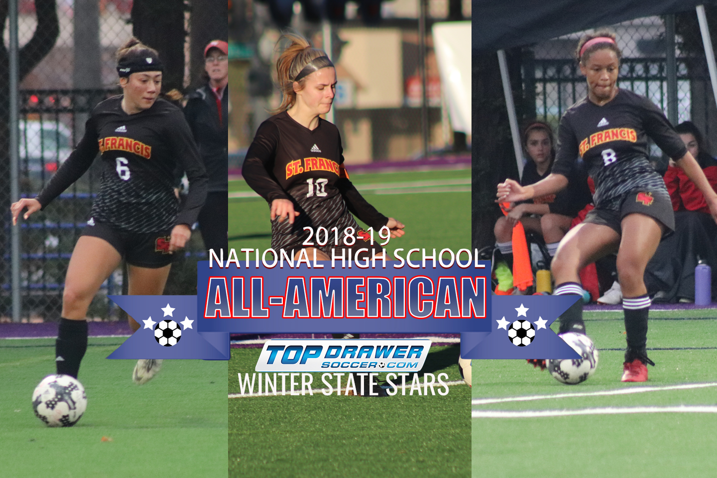 Three Named to TopDrawerSoccer.com Winter State Stars Team