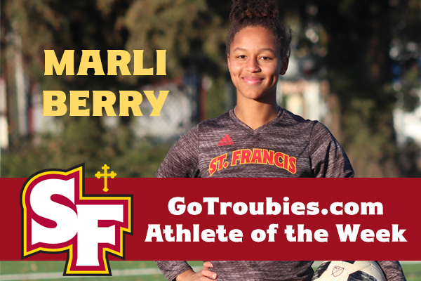 Soccer&rsquo;s Berry Named GoTroubies.com Athlete of the Week
