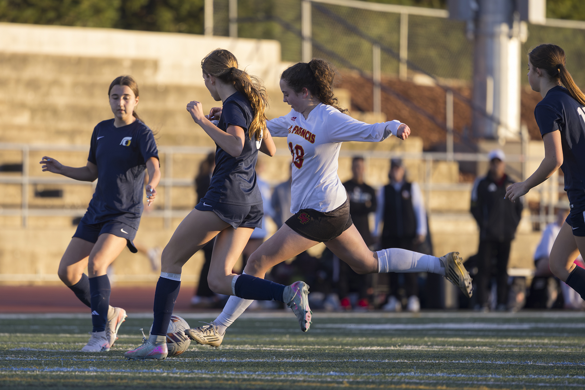 Late free kick spoils strong JV Red effort