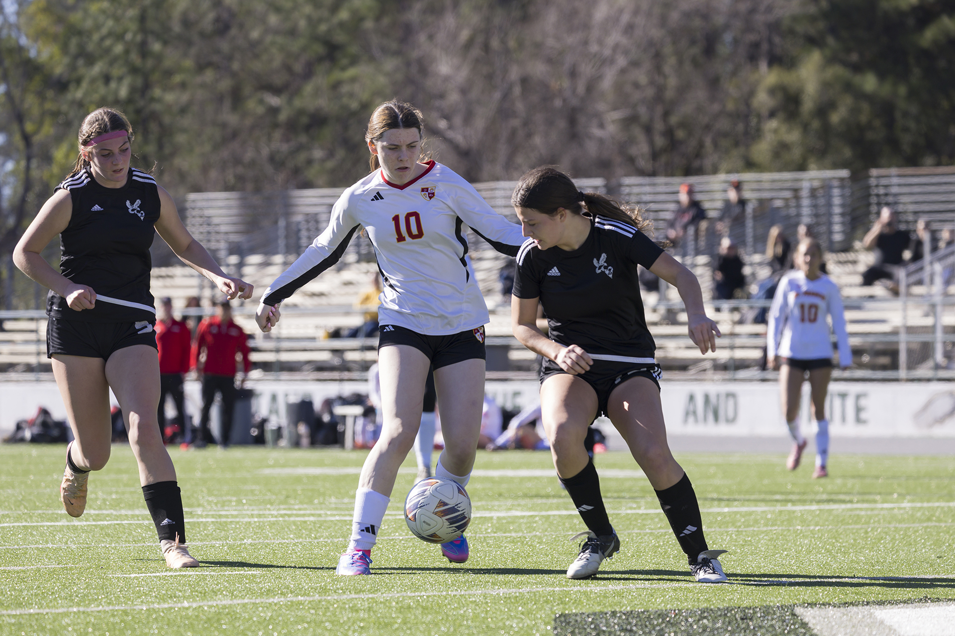 Lowery's hat trick leads JV Red past Colfax