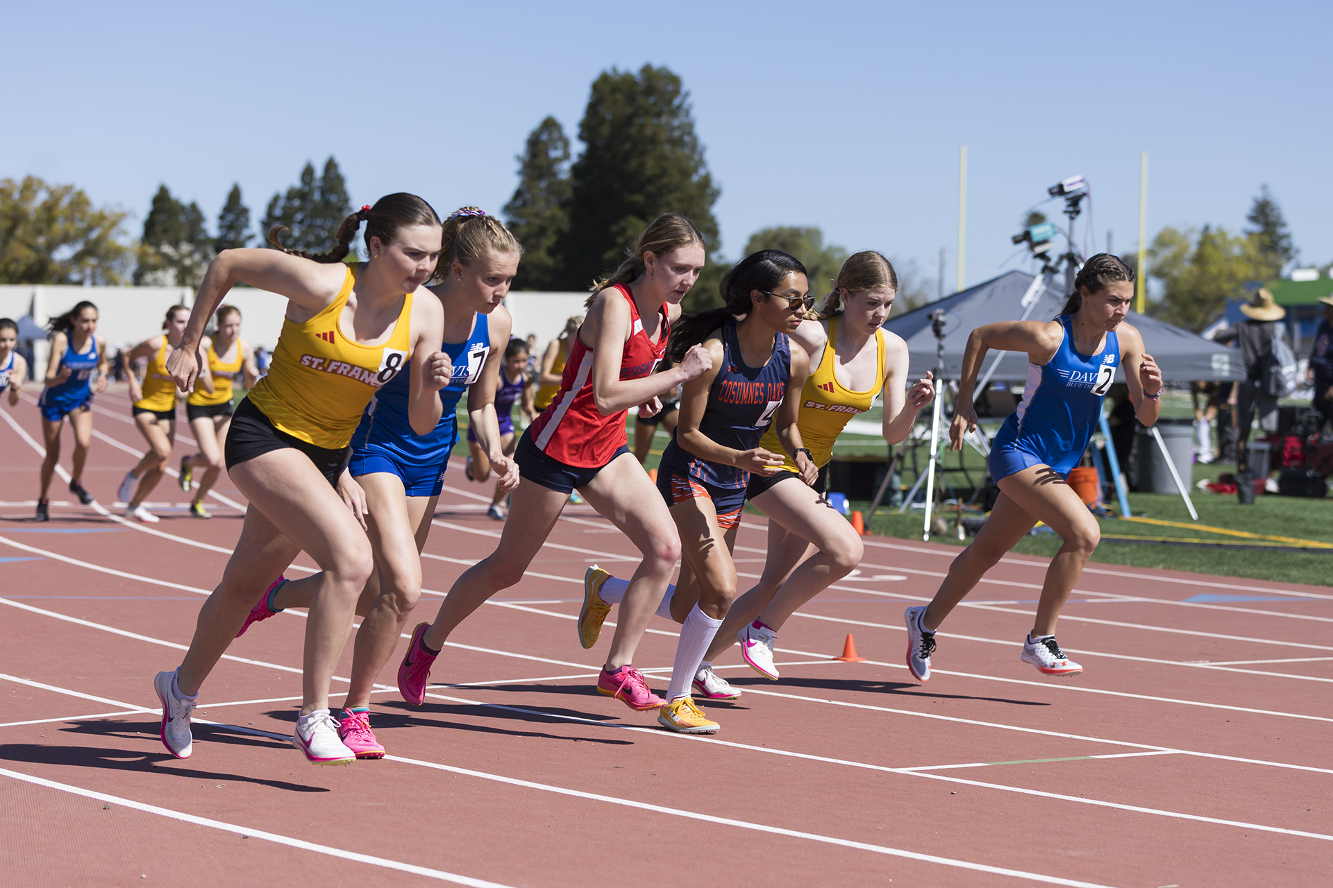 Troubies place strong third at Delta League center meet