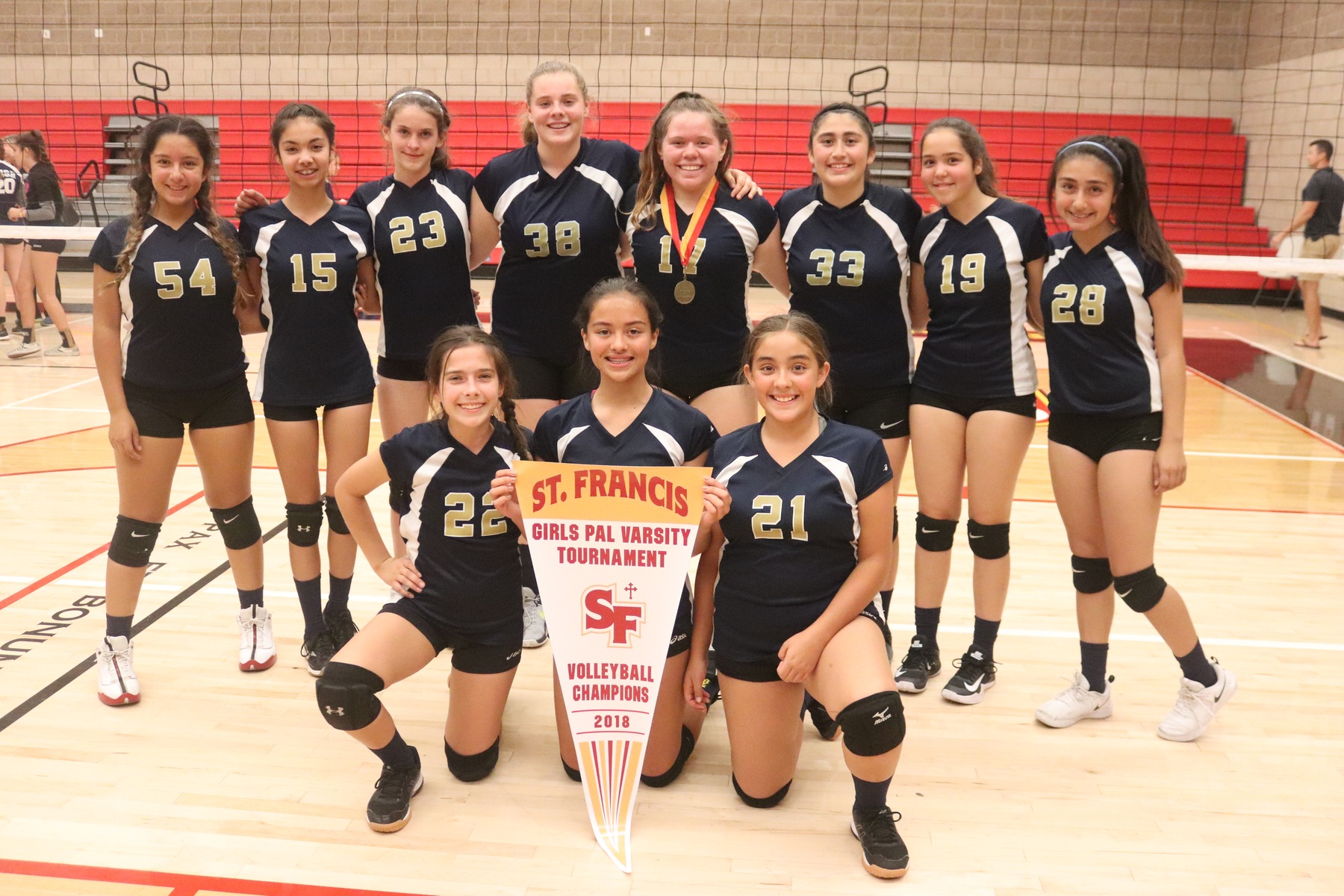 St. Mary School Wins St. Francis PAL Volleyball Tournament