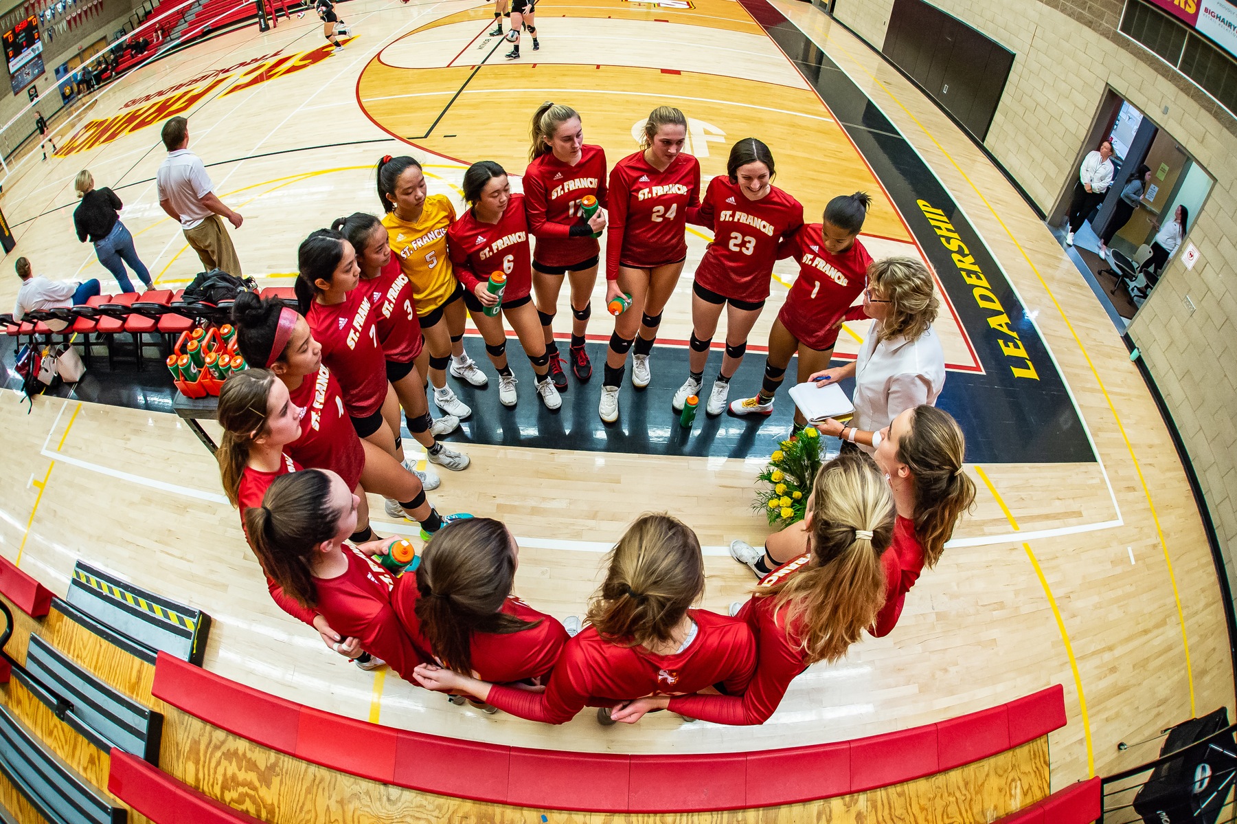 Volleyball Opens Sections with 3-0 Win over Enochs