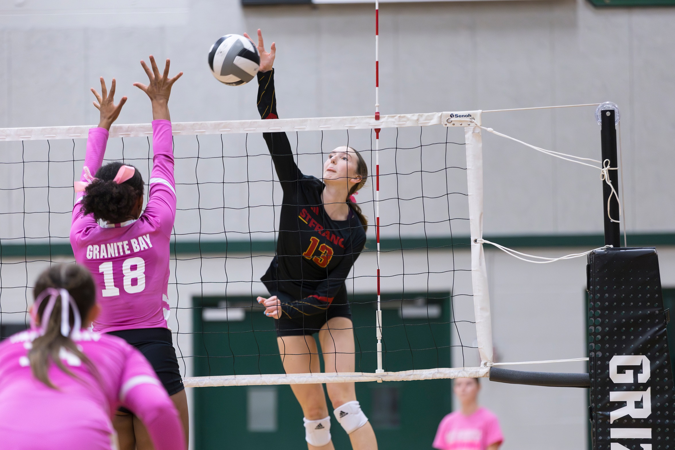 Palmeri's career high leads Troubies to four-set win at GB