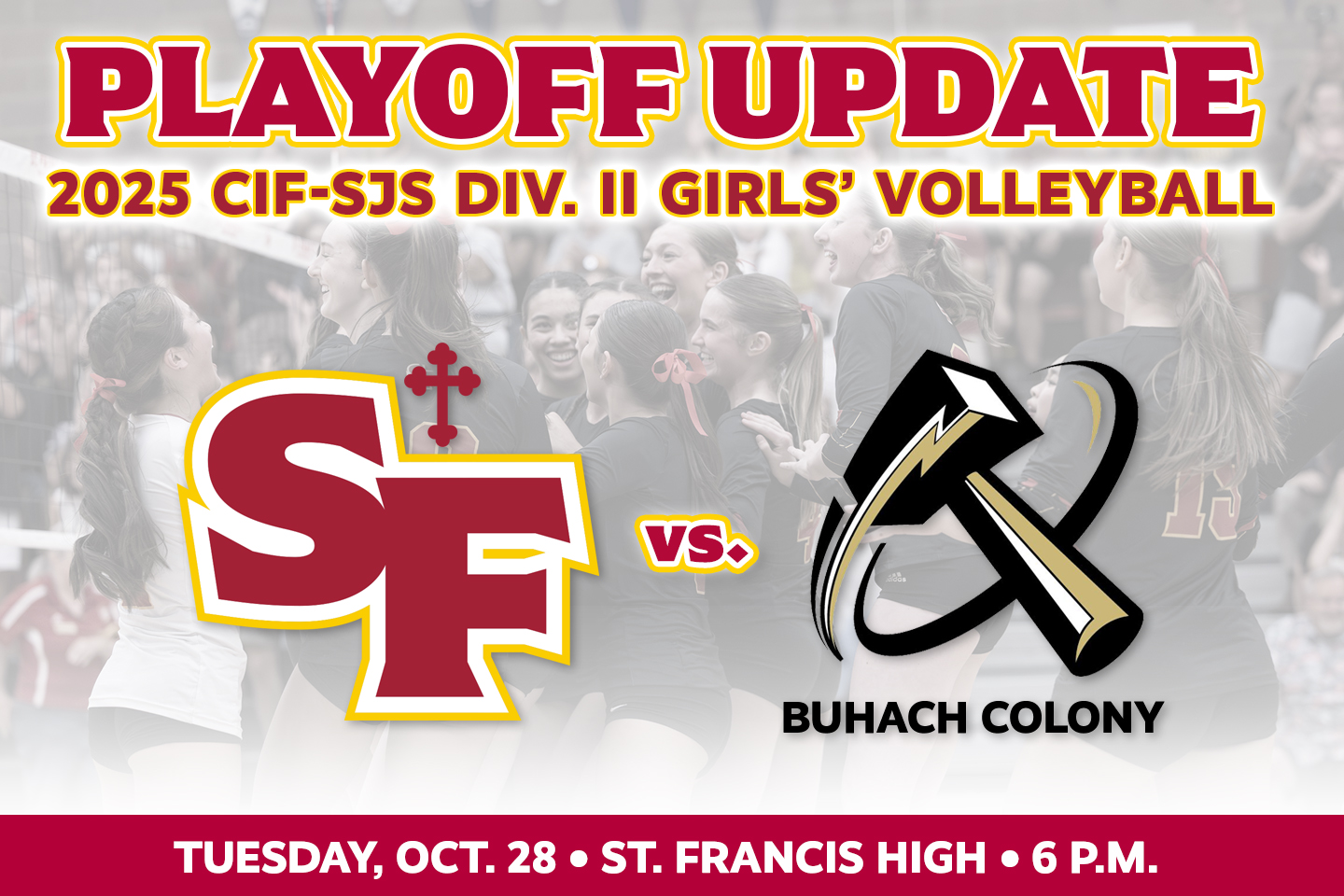 St. Francis to host Buhach Colony in playoff opener