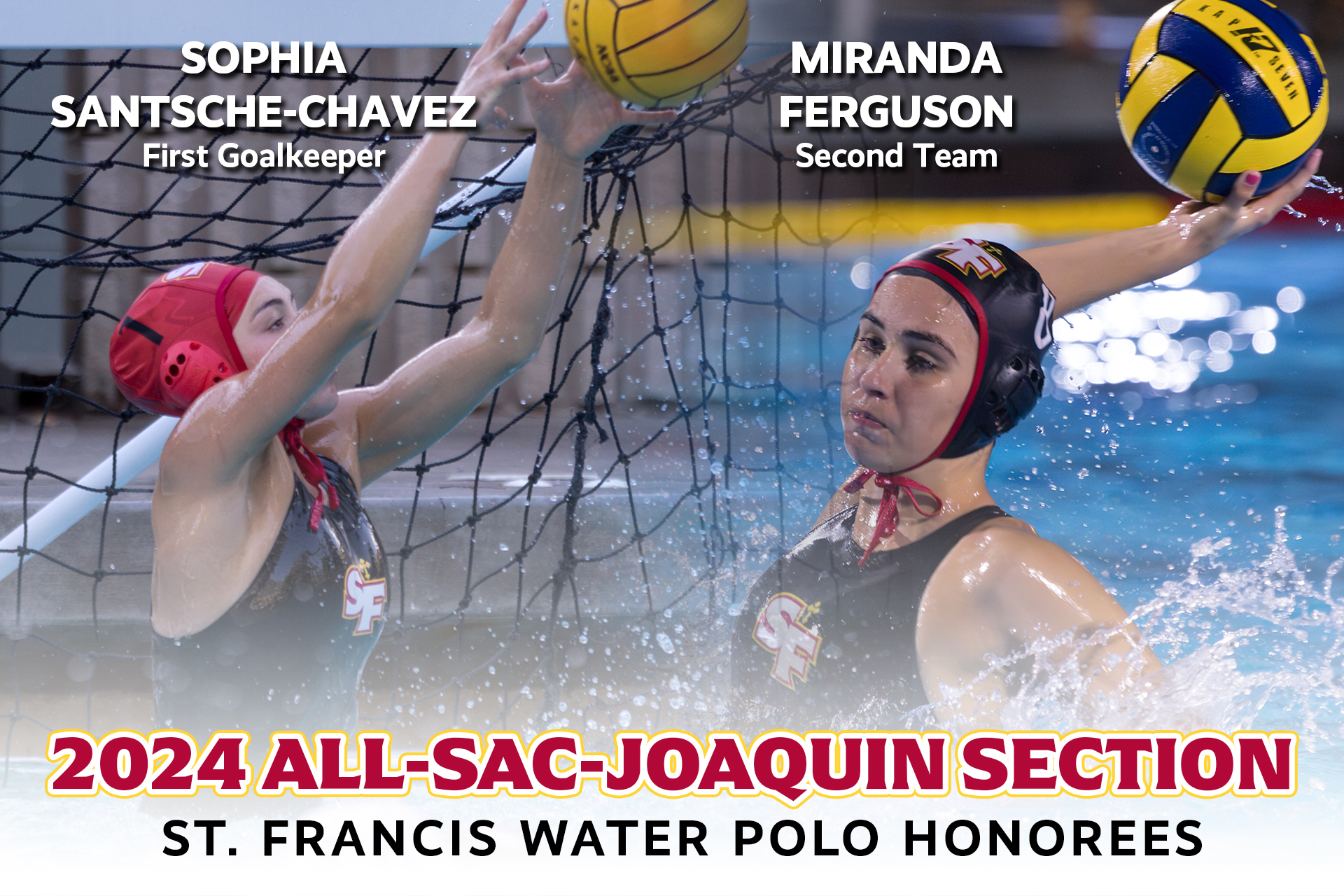 Troubie water polo duo earns All-Section honors